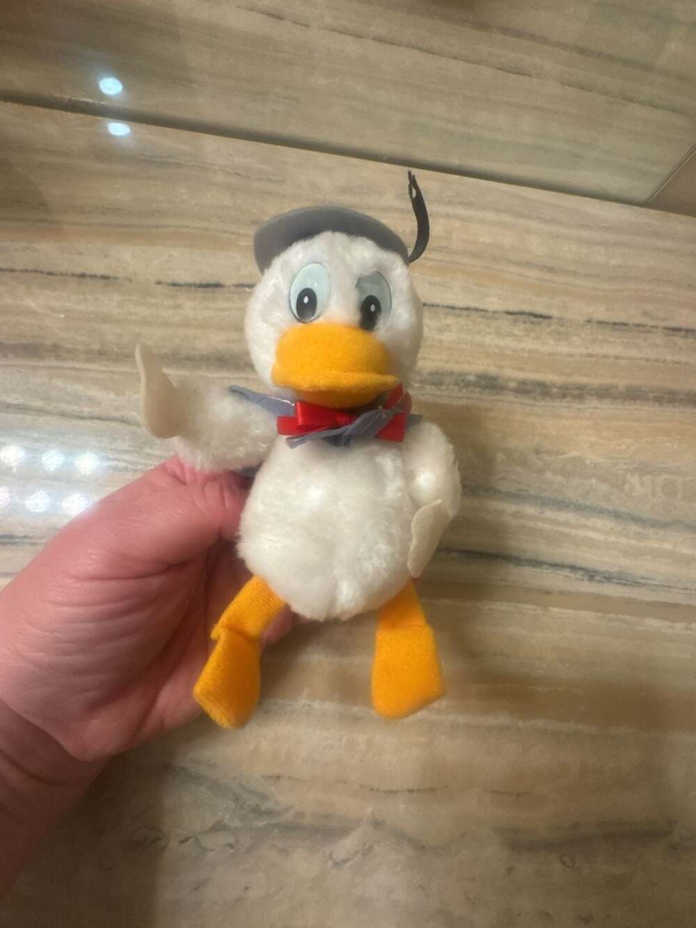 VTG 80s Applause Walt Disney Donald Duck 5 Inch Plush Sailor Doll 8535